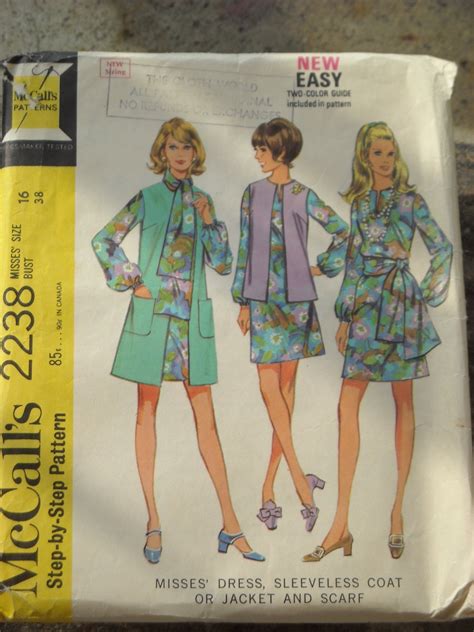 1969 Mccall S Step By Step Pattern For Etsy