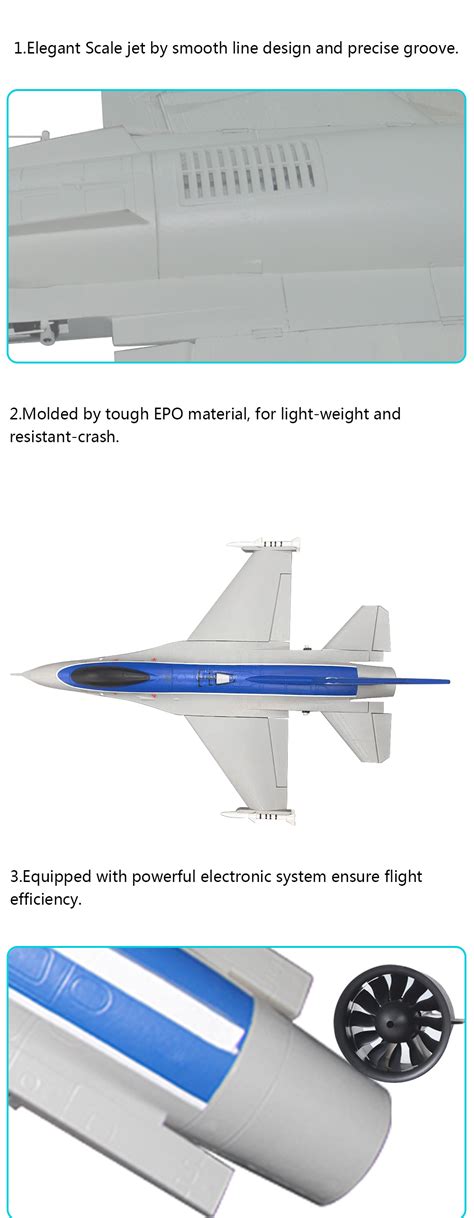 F Mm Wingspan Ducted Mm Edf Jet Epo Rc Airplane Kit Pnp