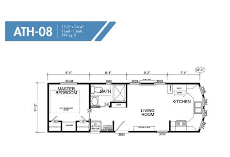 Athens Park Model Floor Plans