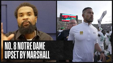 No 8 Notre Dame Upset Is Upset By Marshall In South Bend Number One