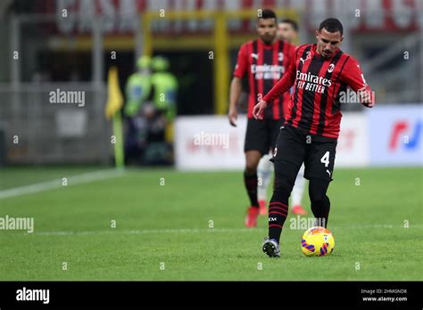 Milan Italy 09th Feb 2022 Ismael Bennacer Of Ac Milan In Action