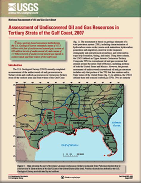 USGS Fact Sheet 2007 3066 Assessment Of Undiscovered Oil And Gas