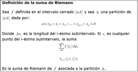 Suma De Riemann