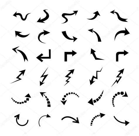 Modern Arrows Set — Stock Vector © Chartcameraman 33347651