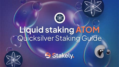 How To Liquid Stake ATOM With Quicksilver Easy Staking Tutorial YouTube