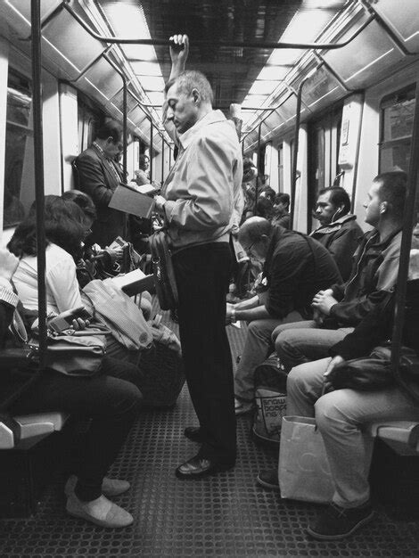 Premium Photo | People travelling in train