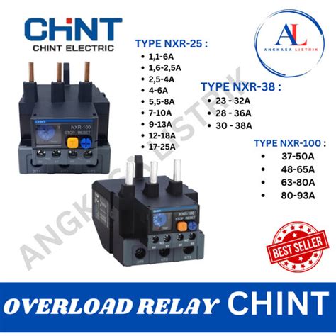 Jual Thermal Overload Relay Chint Nxr Overload Chint Original