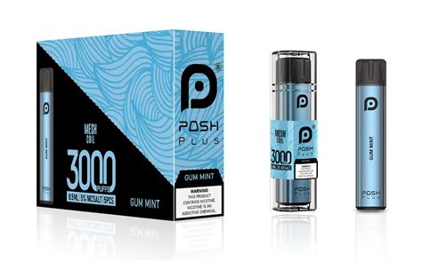 Posh Plus 3000 Disposable Nicotine Vape Pen Best Flavors Puffs