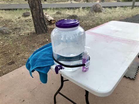 Camping DIY hand washing station! | Diy camping, Hand washing station ...