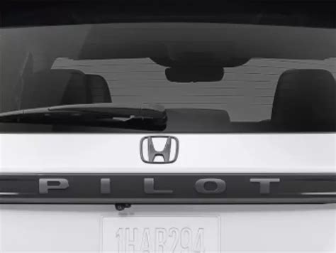 2023 2025 Honda Pilot Emblems Rear H Mark Gloss Black 08f20 T90 100