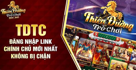 Đăng nhập TDTC Link chính chủ mới nhất không bị chặn