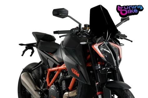 Puig Screen Naked N G Touring Per Ktm Superduke R Black Ebay