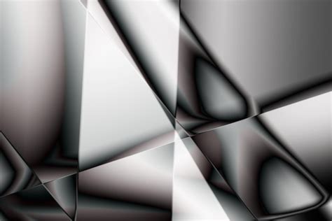 Una Imagen En Blanco Y Negro De Un Cubo De Cristal Textura De Diamante