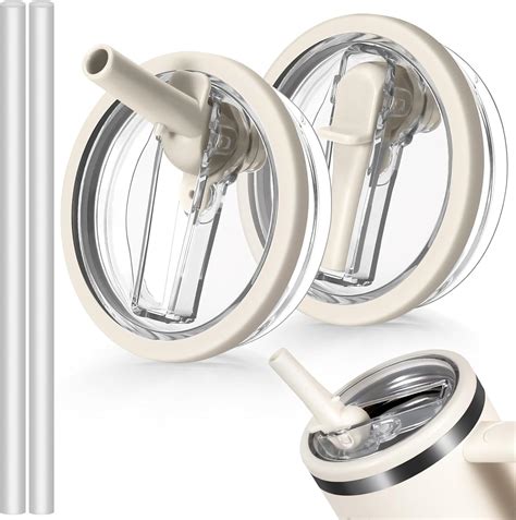 Amazon.com: 2 Pack 40oz Flip Straw Leak Proof Lid for Stanley H2.0