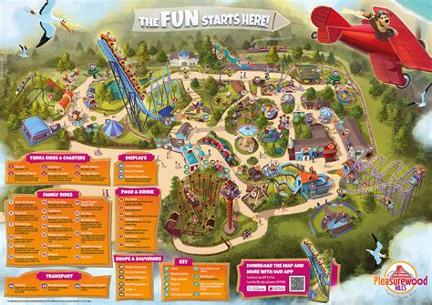 Pleasurewood Hills | Park Map | Theme Park | Pleasurewood Hills