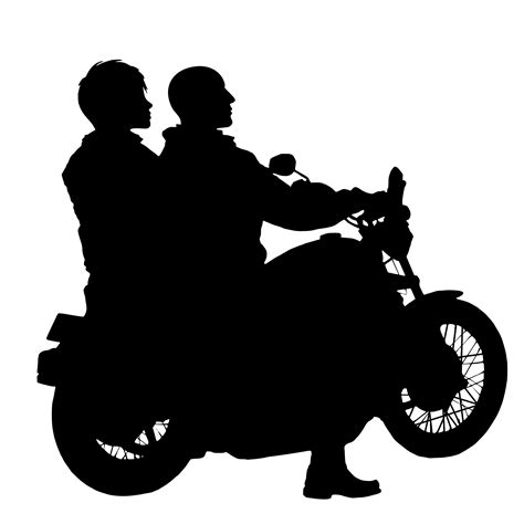 Free Images Motorcycle Couple Rider Silhouette Adventure Biker