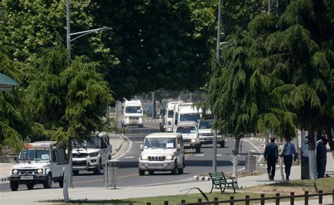 The Kashmir Monitor On Twitter The First Convoy Of G20 Delegates Has