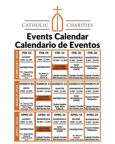 📌February through... - Catholic Charities of Bakersfield
