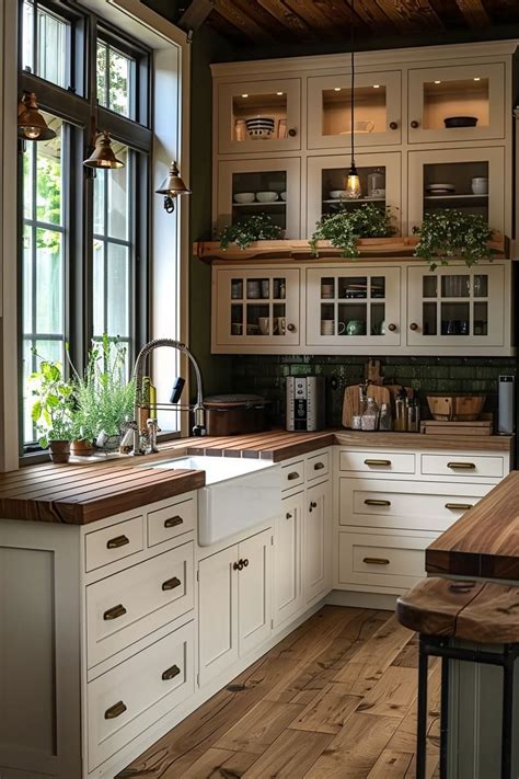 Choose The Perfect Color For Your Farmhouse Kitchen Cabinets Quiet