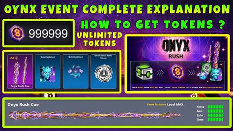 ONYX Rush 8BallPool How To Level Max Onyx Rush Event Cue Free Onyx