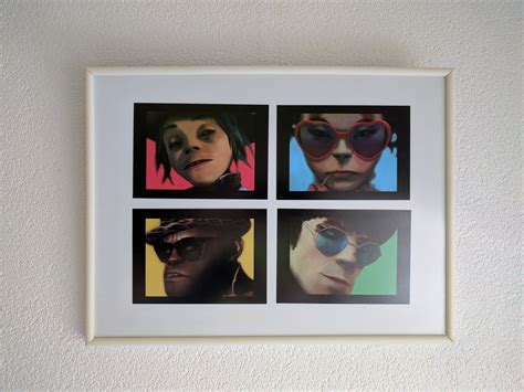 Made the Humanz album cover out of four separate postcards : r/gorillaz