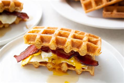 Grain Free Waffle Breakfast Sandwich — Blush And Thyme