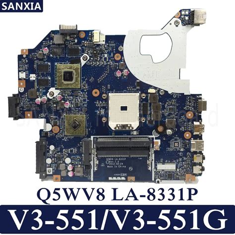 KEFU Q5WV8 LA 8331P Laptop Motherboard For Acer V3 551 V3 551G Test