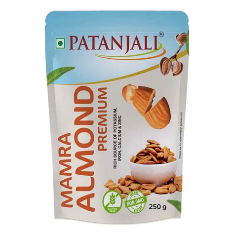 Patanjali MAMRA ALMOND PREMIUM 250 G Buy Online