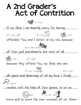 The Act Of Contrition For Kids | Kids Matttroy