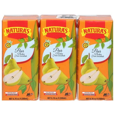 Natura S Nectar From Concentrate Pear Pack Publix Super Markets