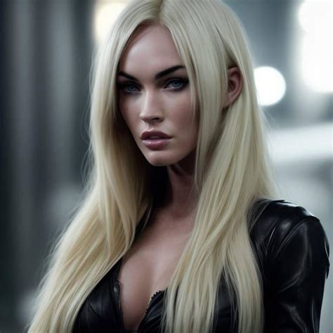 Midnight Megan Fox With Bleached Blonde Hair By Ofbirth On Deviantart