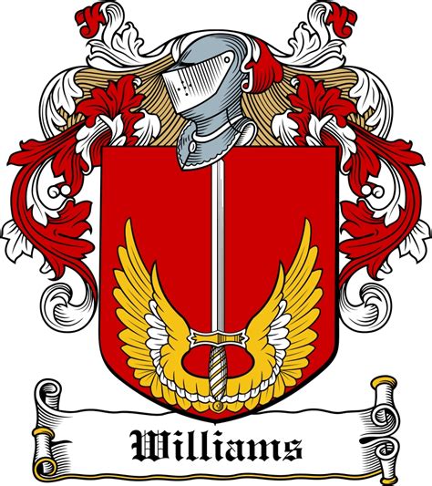 Williams Family Crest / Irish Coat of Arms Image Download - Downloa...