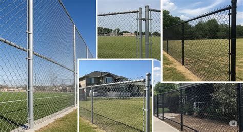 types  chain link fencing