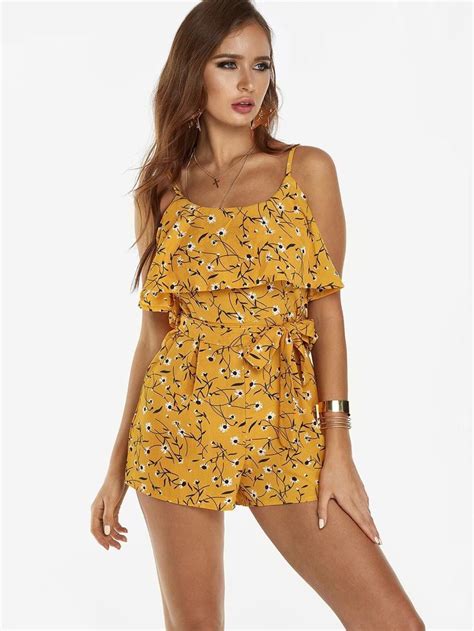 Extra 15 Your First Order On Yonis App Floral Playsuit Playsuit Fashion