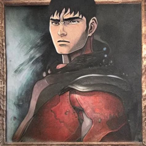 Portrait Of Guts From The Anime Berserk Classical Stable Diffusion