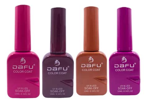Kit 4un Esmalte Em Gel Dafu Rosa Vinho Nude E Violeta MercadoLivre