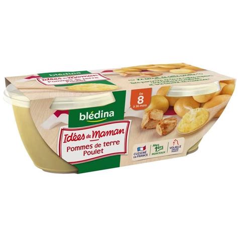 Bledina Les Id Es De Maman Pur E De Pomme De Terre Poulet D S Mois