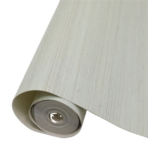 Grasscloth Fabric Woven Grass Light Green Wallpaper - Wallpaper Canada