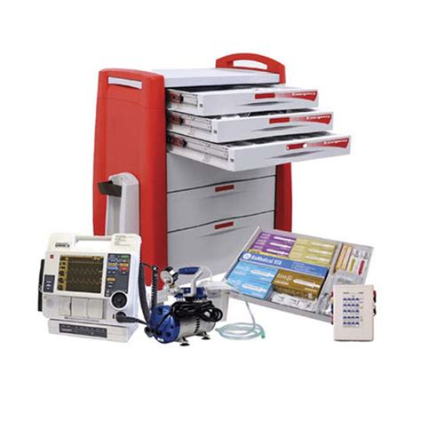 Simlabsolutions Loaded 6 Drawer Crash Cart Training Bundle Diamedical Usa