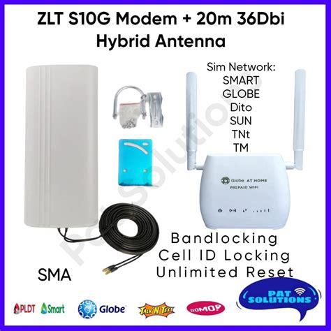 Zlt S10g Openline Modem With Hybrid Antena 20 Meters Shopee Philippines