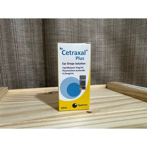 Hyphens Cetraxal Plus Ear Drops Solution Ml Exp Shopee Malaysia