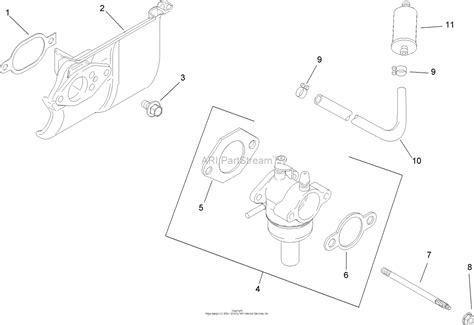 Toro 13ax60rg544 Lx420 Lawn Tractor 2006 Sn 1l215b10000 Parts Diagram For Fuel System