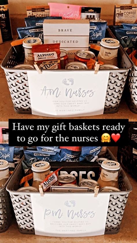 Nurses Thank You Sign Nurses T Basket Sign Labor And Etsy T Baskets Nurse T