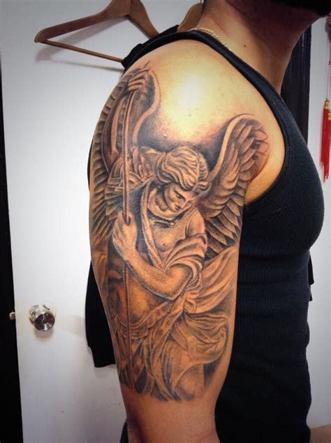 Michael The Archangel Tattoo Amazing Angel Warrior Tattoo Warrior