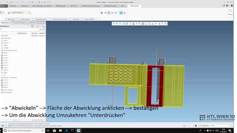 Creo Parametric Abwicklung Eines Blechteiles Erstellen Youtube