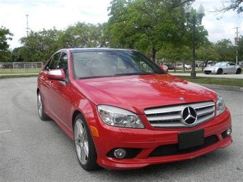 Red Mercedes C300 Used