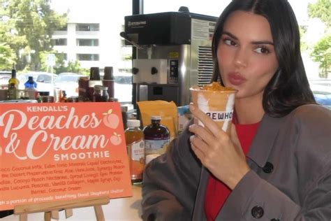 Kendall Jenner Promotes Smoothie Collab With Erewhon Hailey Bieber Is