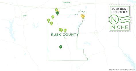 School Districts In Rusk County, Tx - Niche - Rusk County Texas Map | Printable Maps