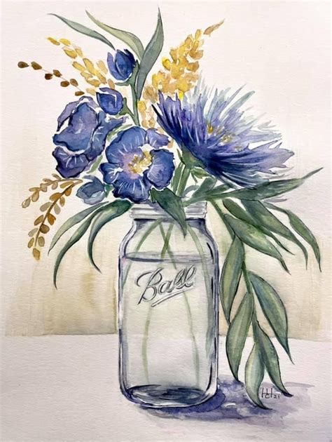 Pin By Janie Hayes On Watercolor Watercolor Flower Art Flower Art