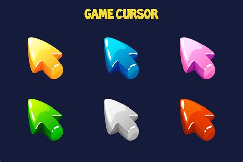 Game Cursor Color Arrows Icons Mobile Computer Mouse 7120397 Vector